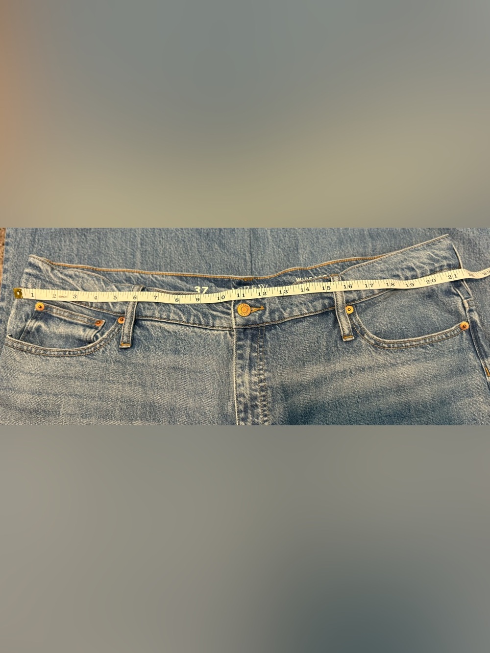 JCrew Classic High-Waist Wide-Leg Women's Jeans - Light Blue - Picture 6 of 10